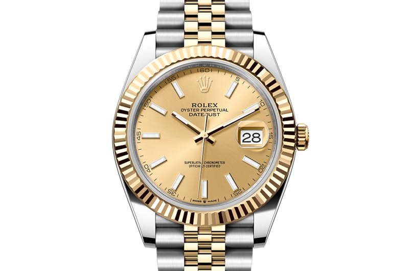 DATEJUST 41 Oyster, 41 mm, Oystersteel and yellow gold, M126333-0010