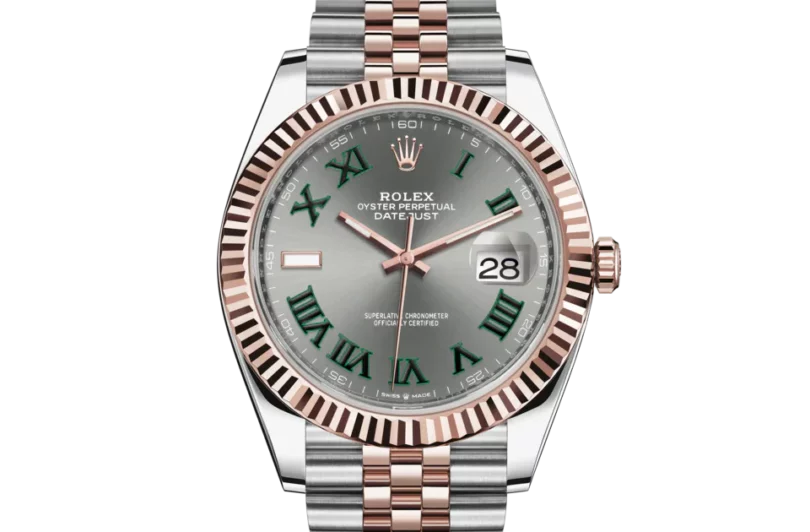 DATEJUST 41 Oyster, 41 mm, Oystersteel and Everose gold, M126331-0016