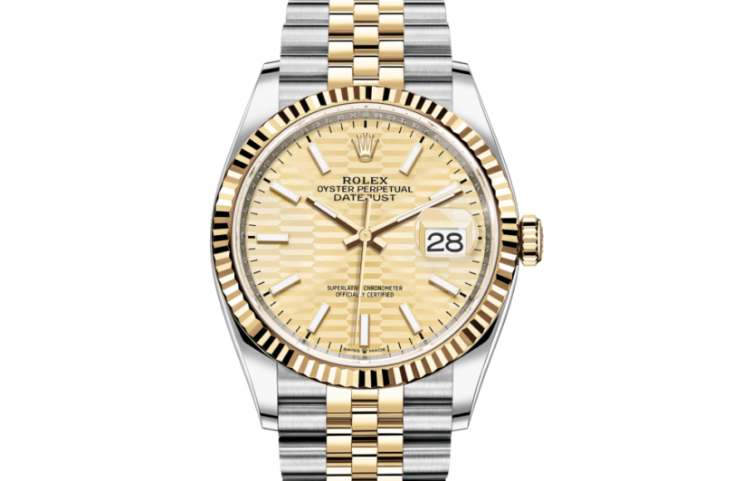 DATEJUST 36 Oyster, 36 mm, Oystersteel and yellow gold, M126233-0039