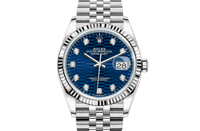 DATEJUST 36 Oyster, 36 mm, Oystersteel and white gold, M126234-0057