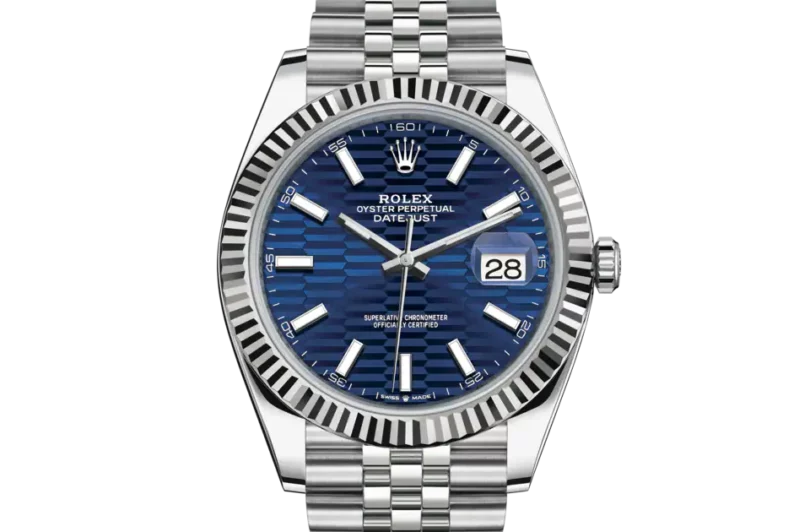 DATEJUST 41 Oyster, 41 mm, Oystersteel and white gold, M126334-0032